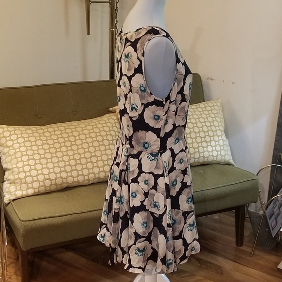 Maison Jules fit & flare floral print dress - Picture 4 of 5